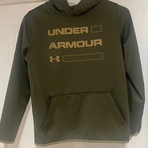 Under Armour ColdGear, Loose Fit, YLG, Army Green/Olive Green